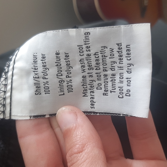 Men's North End Cavalia Black Embroidered Windbreaker Light Jacket Size S - Picture 11 of 11